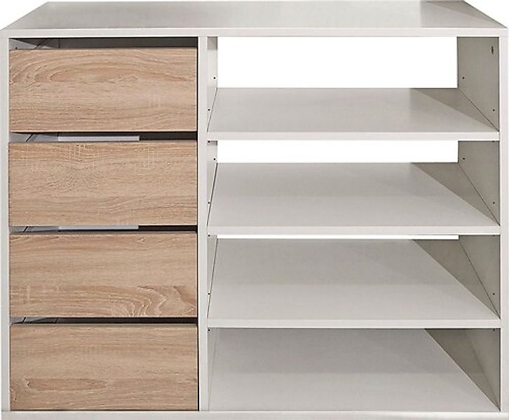 TemaHome Kleiderschrank »Tom«, ausziehbarer Kleiderschrank, Vorhang und vie günstig online kaufen