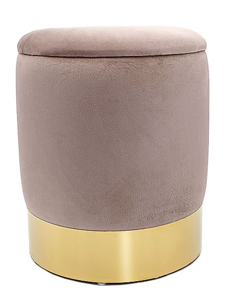 Amagohome Sitzhocker Samthocker Ø 31 H günstig online kaufen