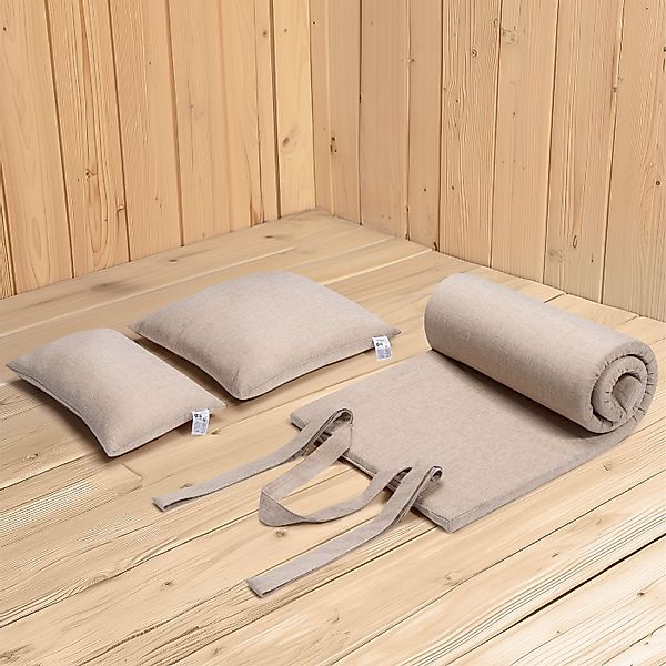 JEMIDI Sauna-Aufgussset Saunakissen Set - Sauna Kopfstütze und Sitzunterlag günstig online kaufen