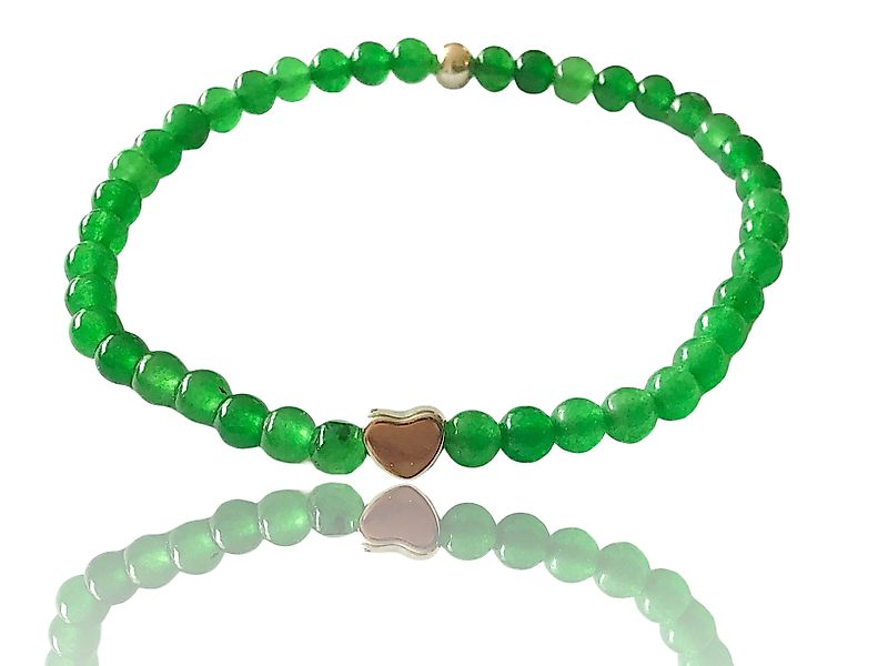 Steinfixx® Perlenarmband Jade grün Perlenarmband mit günstig online kaufen