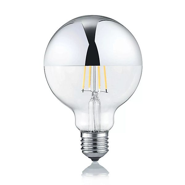LED-Globelampe E27 7W 2.700K dimmbar Spiegelkopf günstig online kaufen