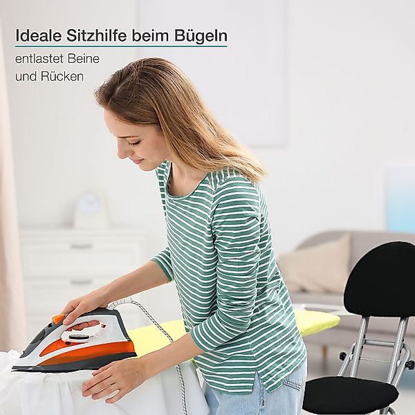 ELONEO Stehhilfe ELONEO Sitzhilfe/Bügelstehhilfe, mit Rückenkissen, günstig online kaufen