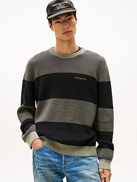 Tommy Jeans Sweatshirt SCRIPT SWEAT Regular fit mit Rundhalsausschnitt günstig online kaufen