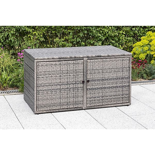 Merxx Komfortkissenbox Grau 60 x 120 x 65 cm günstig online kaufen