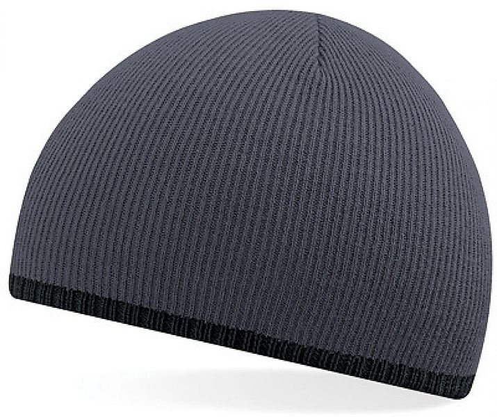 Beechfield® Bommelmütze Two-Tone Pull-On Beanie Wintermütze günstig online kaufen