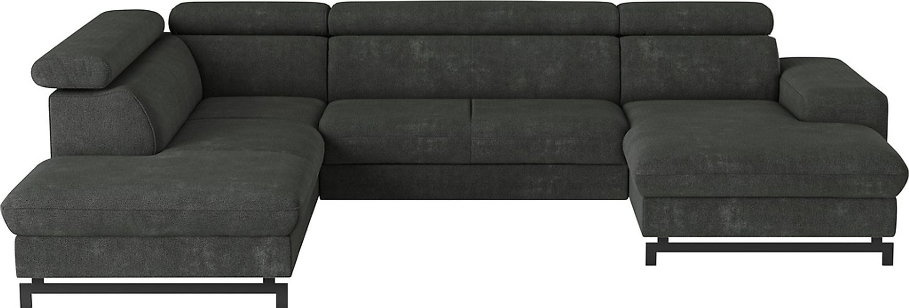 COTTA Wohnlandschaft "Emma U-Form" mit Kopfteilverstellung, wahlweise mit B günstig online kaufen