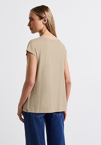 STREET ONE Shirttop, mit Raffung günstig online kaufen