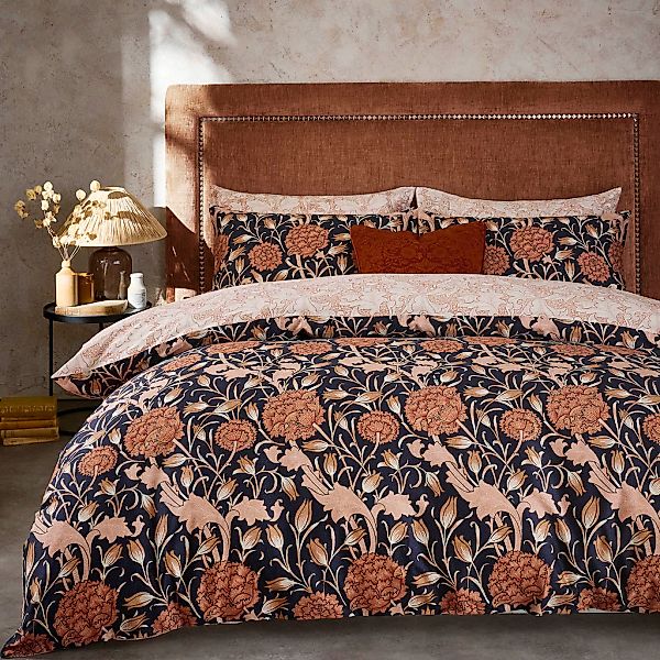 WILLIAM MORRIS AT HOME Wendebettwäsche "Wild Tulip, aus Baumwoll Satin," 3 günstig online kaufen