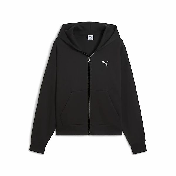 PUMA Sweatjacke "Wardrobe Essentials Boxy Kapuzenjacke Herren" günstig online kaufen