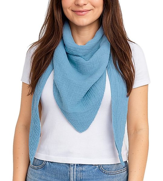 dy_mode Dreieckstuch Damen Halstuch Dreieckstuch Musselin günstig online kaufen