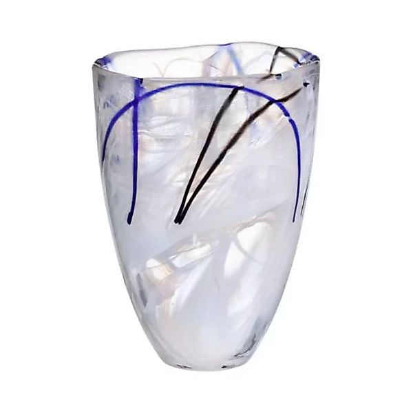 Kosta Boda Contrast Vase weiß günstig online kaufen