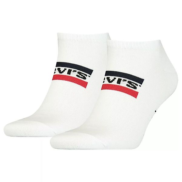 Levi´s ® Logo Low Socken 2 Paare EU 35-38 White günstig online kaufen