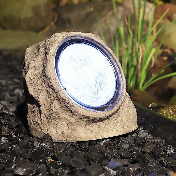 MARELIDA LED Gartenstrahler LED Solar Stein günstig online kaufen