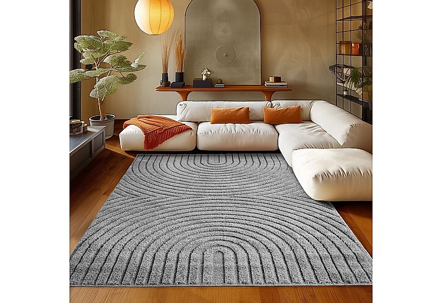 Teppium Hochflor-Teppich Boho-Design, Rechteckig, Höhe: 20 mm, Teppich Wohn günstig online kaufen