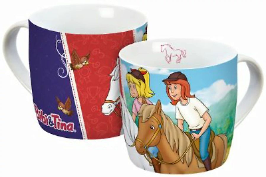Geda Labels Tasse Bibi & Tina mit Pferden 250ml Tassen bunt günstig online kaufen
