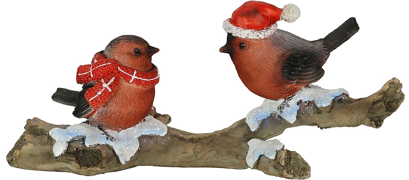 I.GE.A. Dekofigur Vögel auf Baumstamm (1 günstig online kaufen