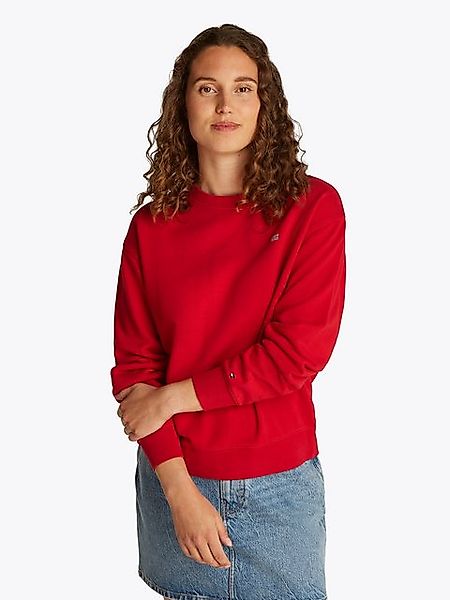 Tommy Hilfiger Sweatshirt REG CONTRAST FLAG SWEATSHIRT mit Logo-Flag günstig online kaufen