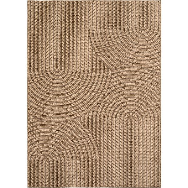 Ayyildiz Teppiche Outdoorteppich »TIMBER 1401«, rechteckig, 5 mm Höhe, Läuf günstig online kaufen