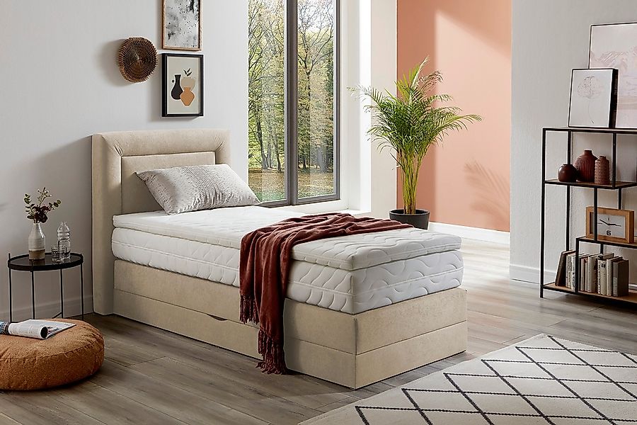 Westfalia Schlafkomfort Boxspringbett wahlweise mit Bettkasten und Topper günstig online kaufen