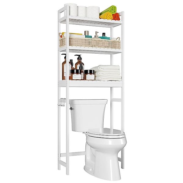 Homfa Badregal, Toilettenregal aus Bambus Standregal, günstig online kaufen