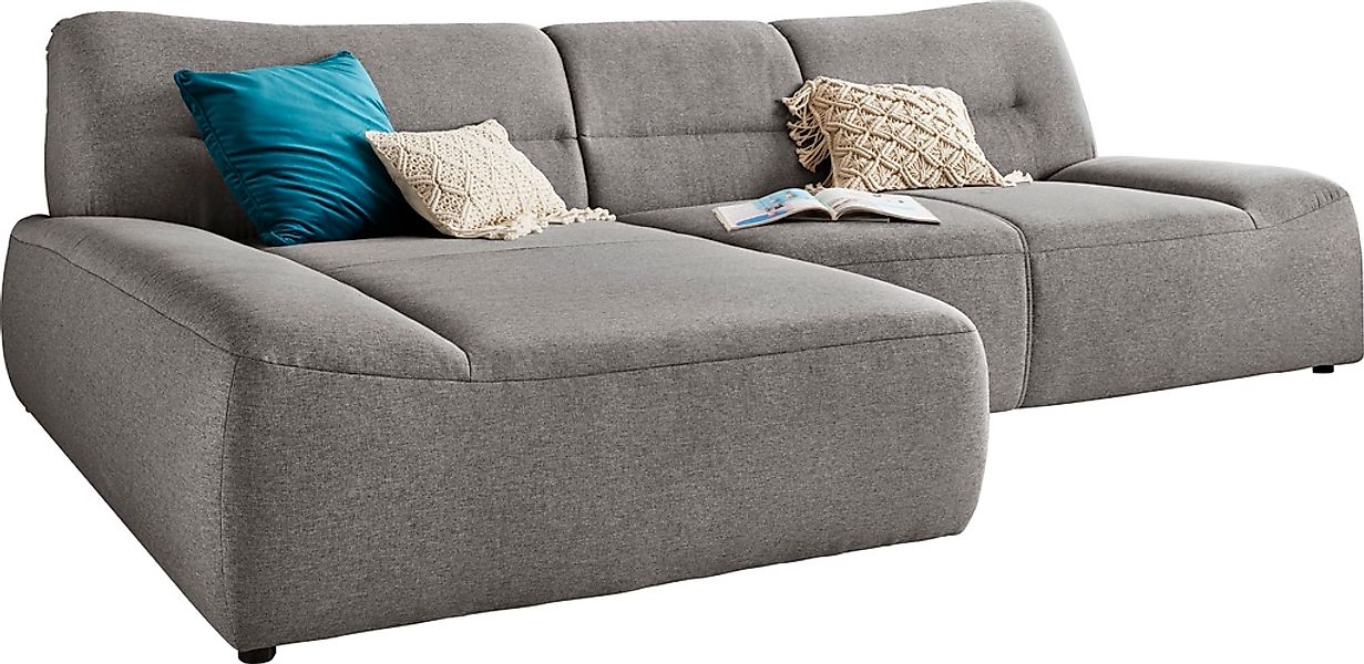 DOMO collection Ecksofa "Cesena moderne Polsterecke mit flachen Armlehnen, günstig online kaufen