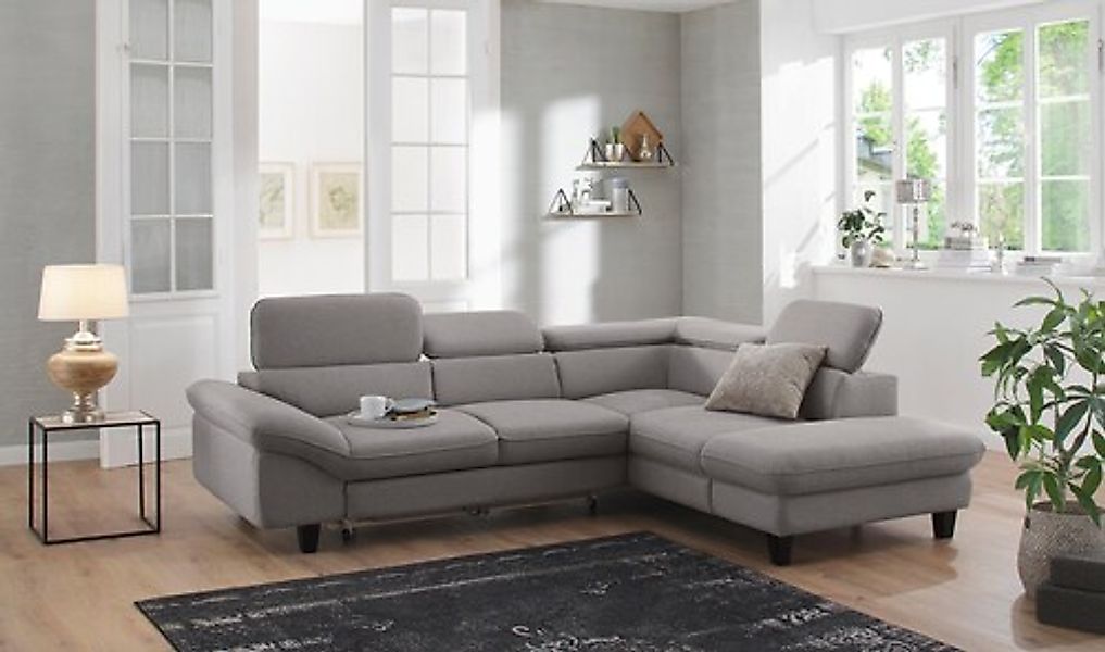 Home affaire Ecksofa »Pilot L-Form«, mit Kopfteilverstellung, wahlweise mit günstig online kaufen