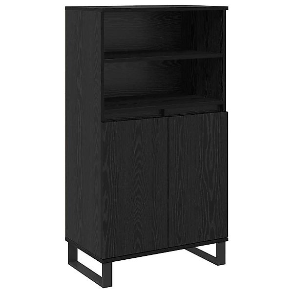 vidaXL Highboard Schwarz 60 x 36 x 110 cm Holzwerkstoff 879622 günstig online kaufen