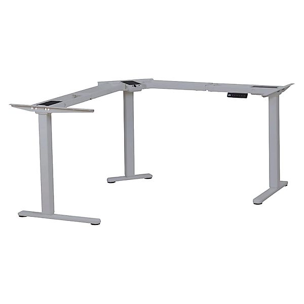 Albatros Eck Schreibtisch Gestell LIFT L7S Silber Stufenlos Verstellbar 3 M günstig online kaufen