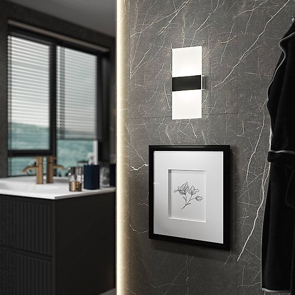 LED-Akku-Wandleuchte Magnetic, schwarz, 22,5 cm hoch günstig online kaufen