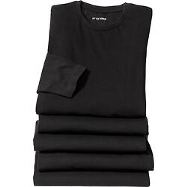 OTTO KERN 5er Pack Herren Langarm-Shirts rundhals günstig online kaufen