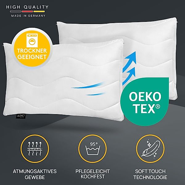 LILENO HOME Kopfkissen - gestepptes Kissen günstig online kaufen