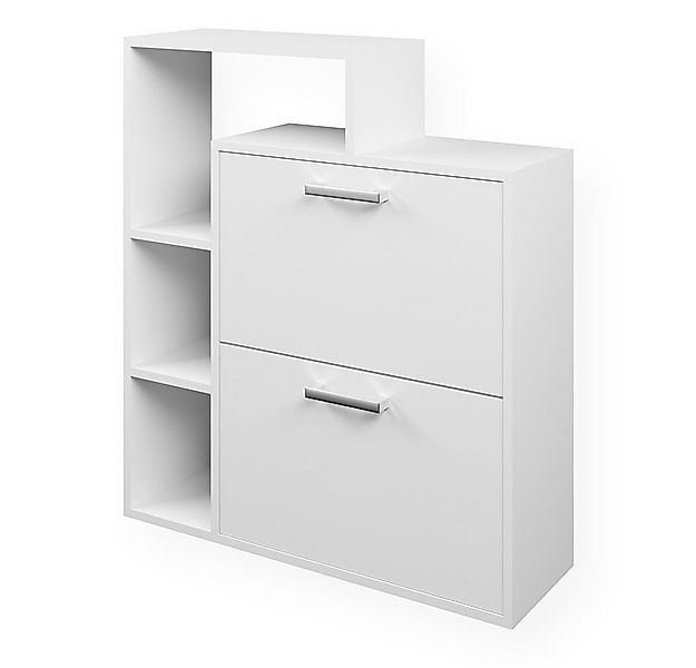 Vicco Schuhkipper Orlando, Weiß/Weiß, 24.5 x 90 cm (1 St) günstig online kaufen