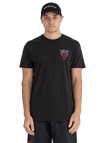 New Era Herren T-Shirt Neon Graphic Tee CHICAGO BULLS Schwarz günstig online kaufen