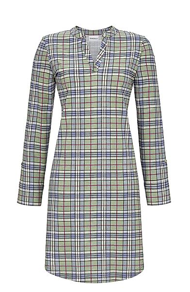 Ringella Nachthemd Sleepshirt kariert mit Krempelarm günstig online kaufen