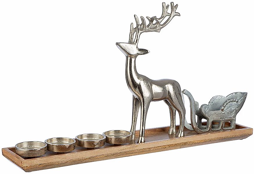 GILDE Kerzenständer "Adventsleuchter 4flm., H.37 cm" günstig online kaufen