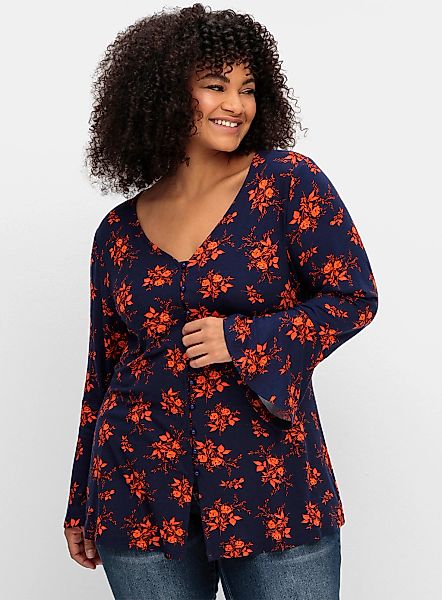 sheego by Joe Browns Langarmshirt "Langarmshirt" 1 Stk. günstig online kaufen