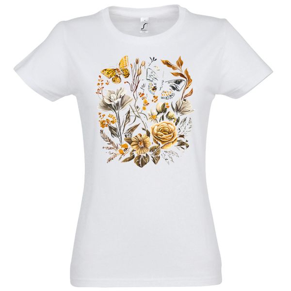 Youth Designz Print-Shirt Flowers Botanic Damen günstig online kaufen