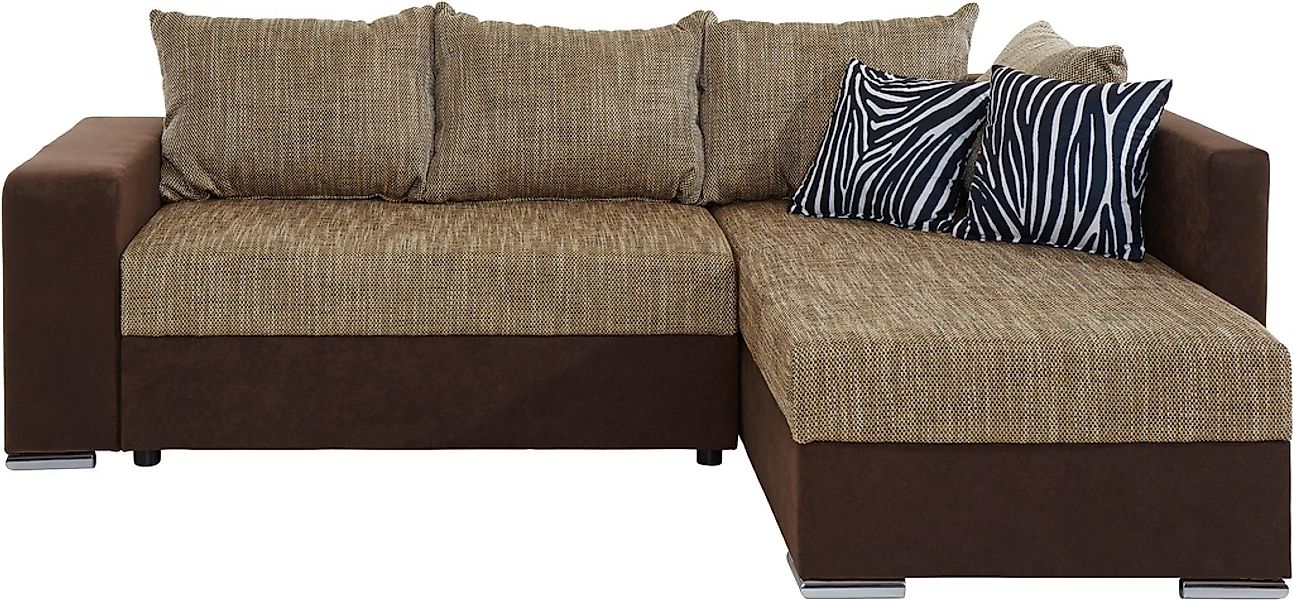 COLLECTION AB Ecksofa "John L-Form" mit Bettfunktion, wahlweise mit Federke günstig online kaufen