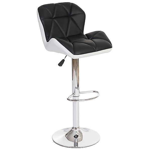 PROREGAL Barhocker Mit Lehne Sitzhöhe 62-83cm Höhenverstellbar Kunstleder S günstig online kaufen