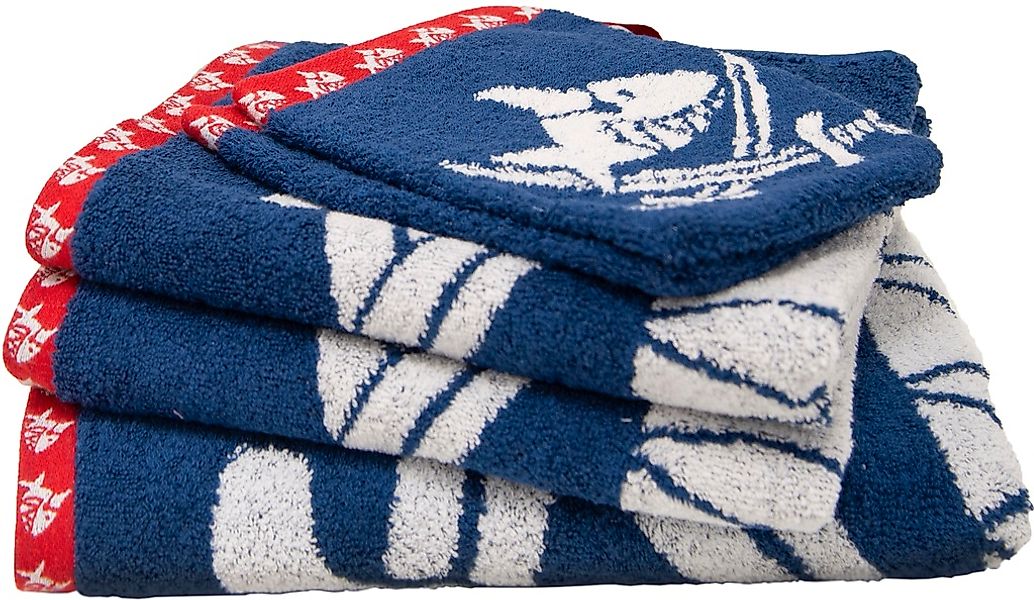 Dyckhoff Handtuch Set "Captn Sharky" Set 5 Stk. Frottier günstig online kaufen