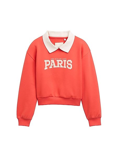 TOM TAILOR Sweatshirt Cropped Sweatshirt mit günstig online kaufen