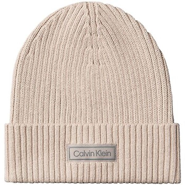 Calvin Klein Jeans  Mütze Patch Chunky Rib Cotton Beanie günstig online kaufen