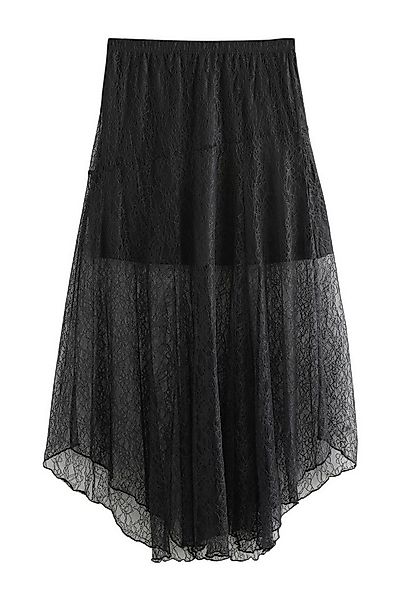 Next Midirock Asymmetrischer Midirock mit Spitze (1-tlg) günstig online kaufen