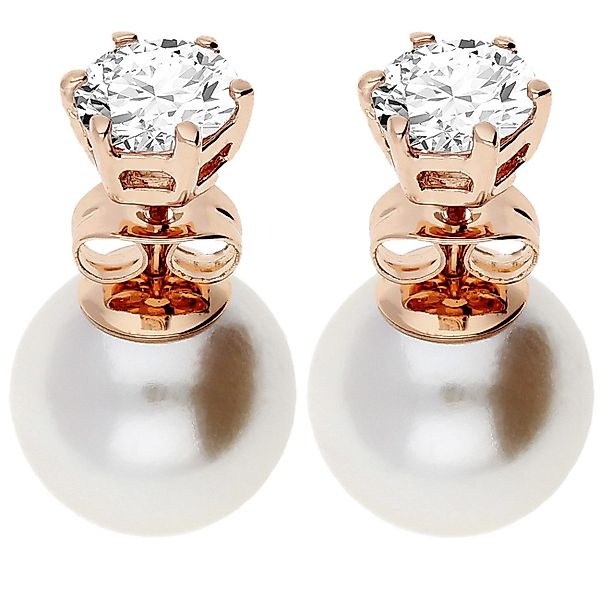LÖB Paar Ohrstecker Roségold vergoldet Ohrringe günstig online kaufen