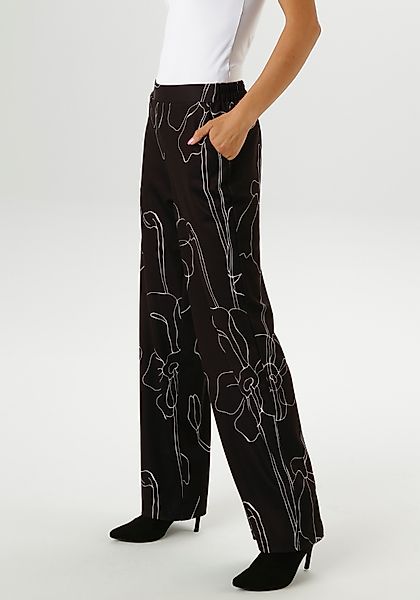 Aniston SELECTED Schlupfhose mit trendigem Allover-Druck günstig online kaufen