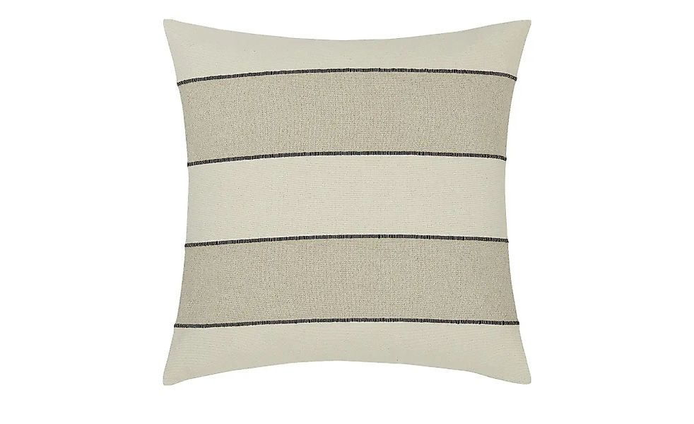 Gray & Jones Kissen  Blockstreifen ¦ beige ¦ Maße (cm): B: 45 Dekokissen & günstig online kaufen