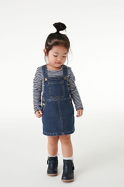 Next Latzkleid Trägerkleid aus Denim (1-tlg) günstig online kaufen