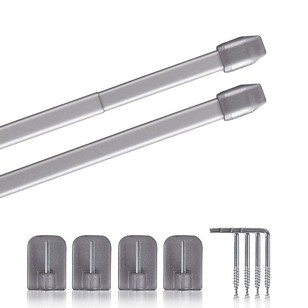Bestlivings Gardinenstange Bistrostange Vitragestange (2er-Pack), ausziehba günstig online kaufen