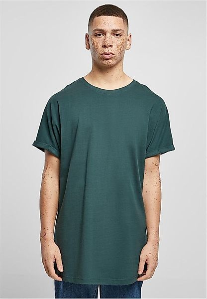 URBAN CLASSICS Rundhalsshirt Long Shaped Turnup günstig online kaufen