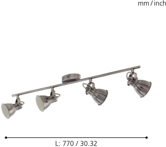 EGLO Deckenspot SERAS, ohne Leuchtmittel, Warmweiß, günstig online kaufen